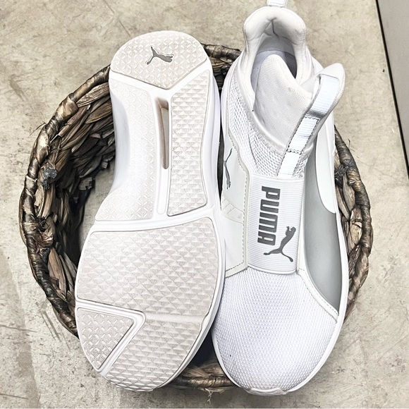 puma fierce core cross-trainer Women’s sneakers size 8 White & Silver - Picture 3 of 9